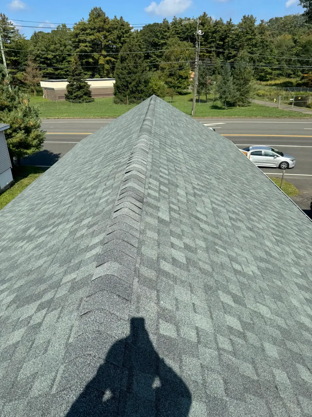 Roof flashing detail in Connecticut