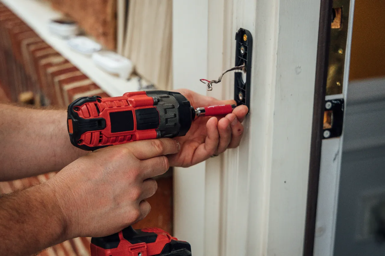 Patio door installation in Connecticut
