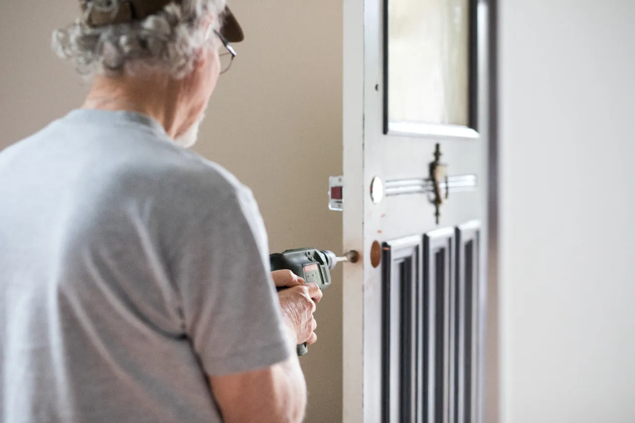 Entry door installation in Connecticut